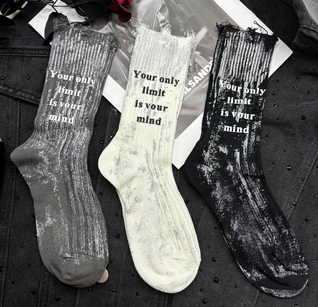 Quote On Quote Trendy Socks