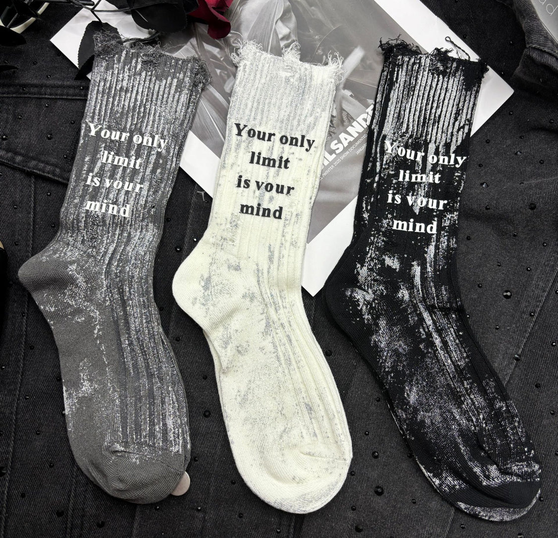 Quote On Quote Trendy Socks