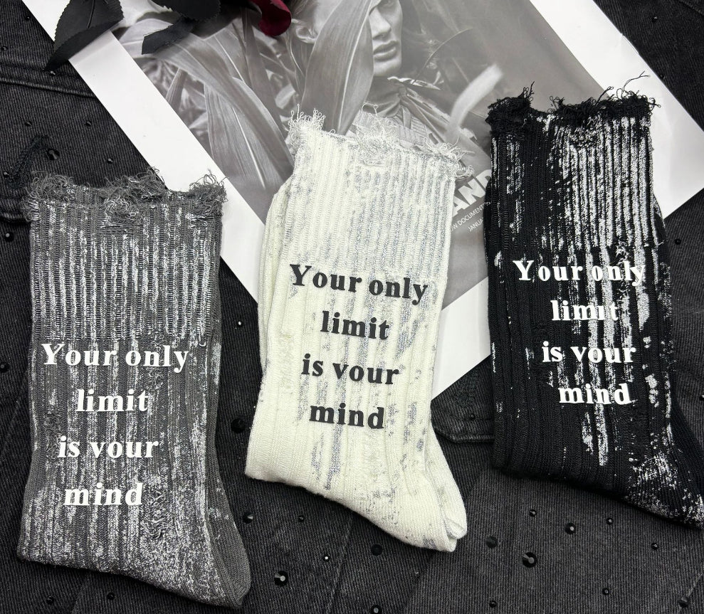 Quote On Quote Trendy Socks