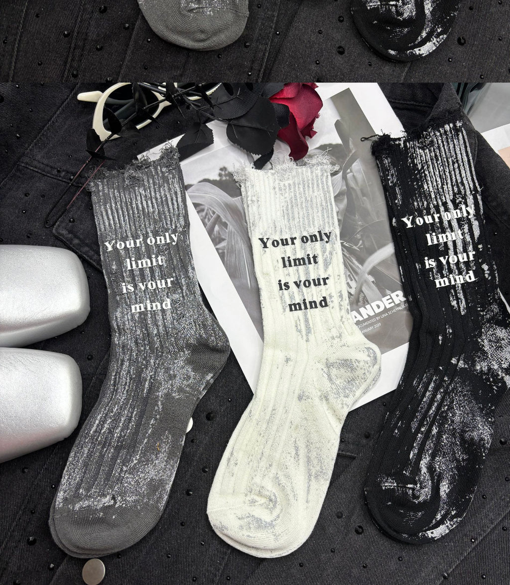 Quote On Quote Trendy Socks